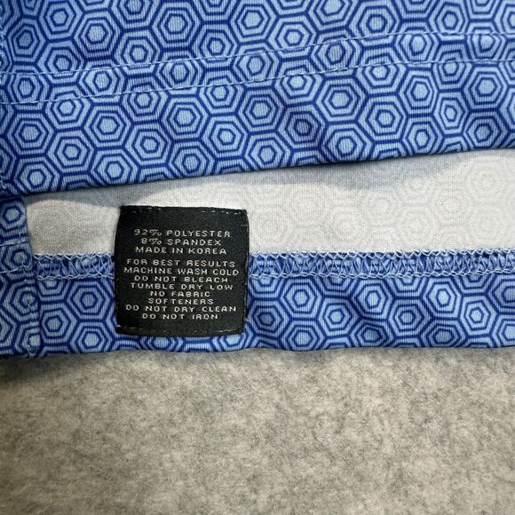 Turtleson Men's XXL Performance Polo Golf Athletic Shirt Blue Tortoise Shell‎ - Picture 5 of 14